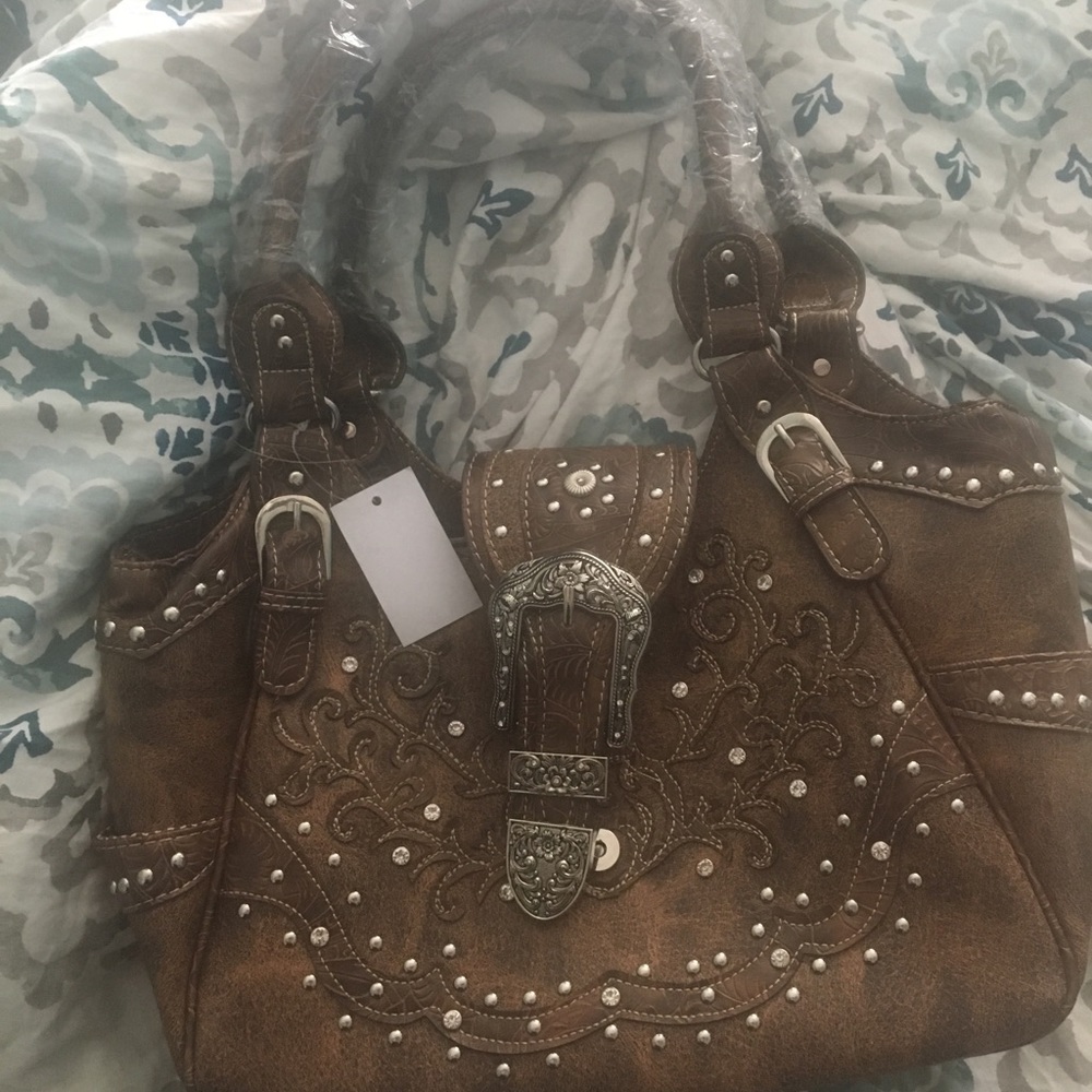 Conceal carry hand bag